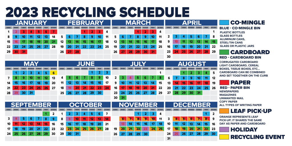 Refuse Recycling City Of Scranton   2023 Recycling Schedule@3x 1024x512 