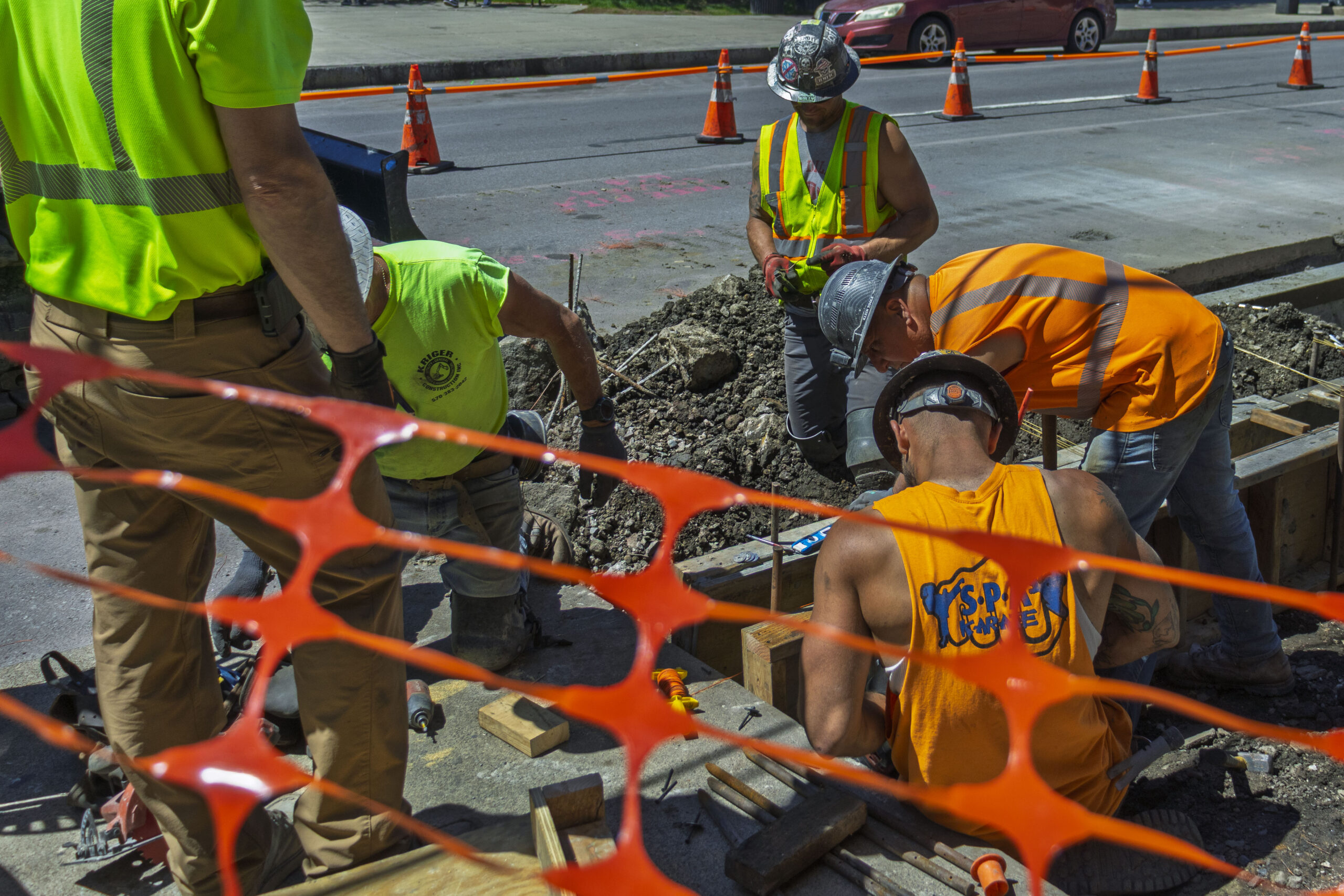 downtown Avenue wall repair slide 1