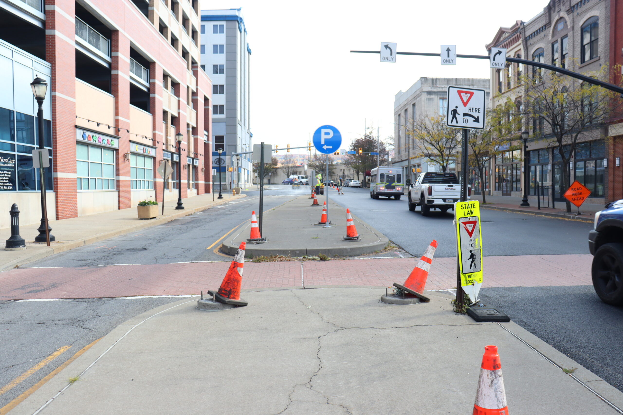 Second Perspective of Paving on Lackawanna Avenue