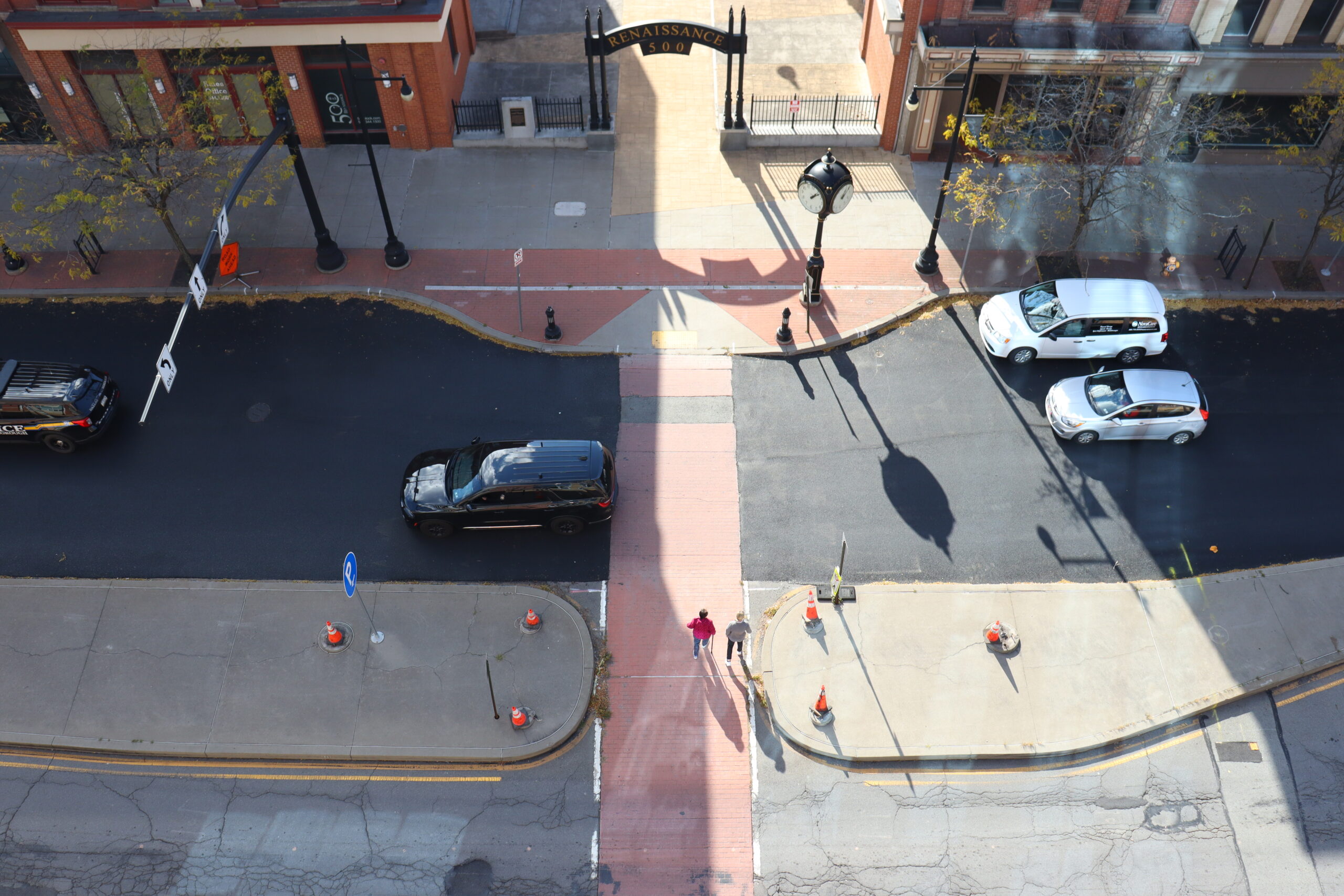 Lackawanna Avenue during streetscape construction