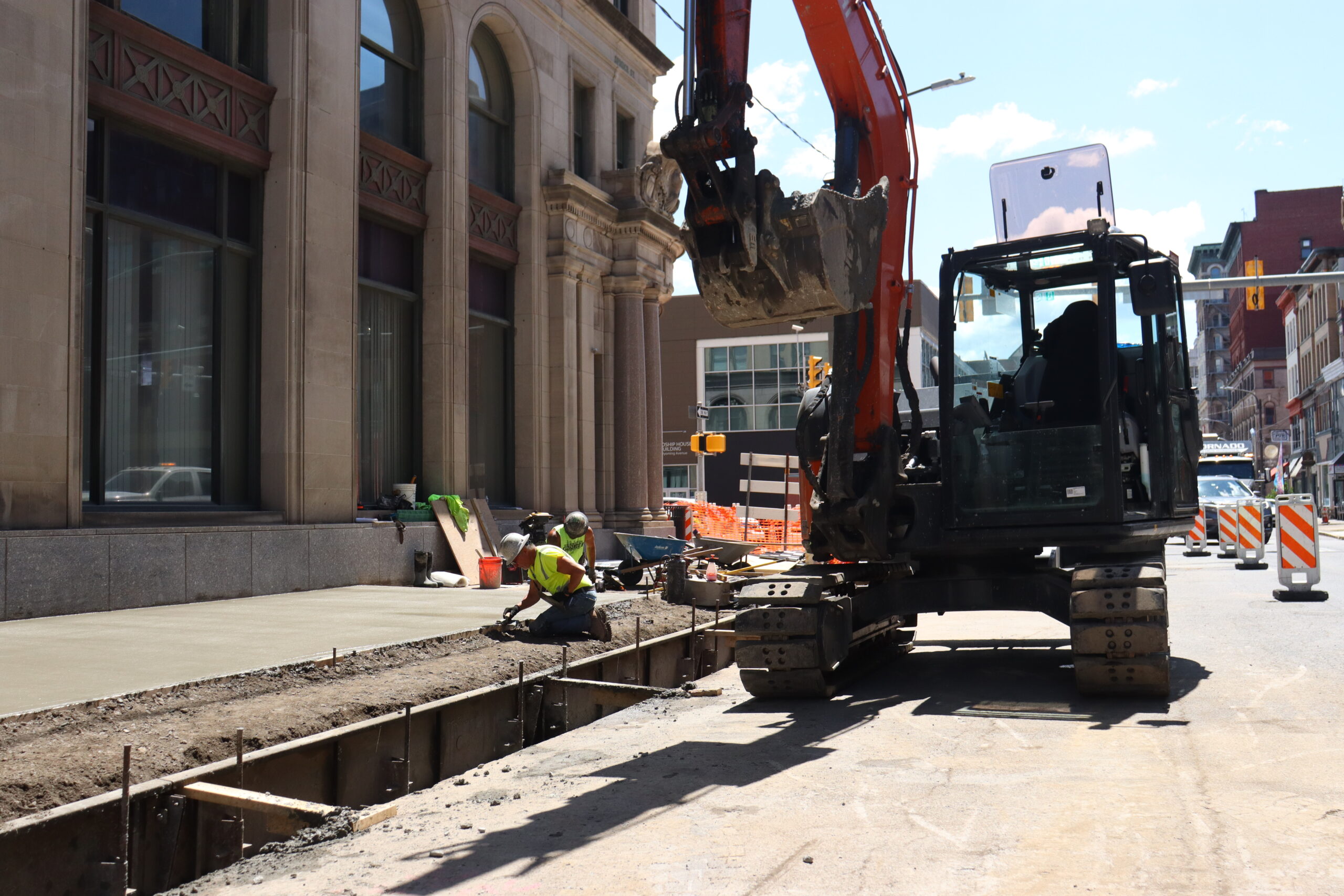 Work On Biden Street