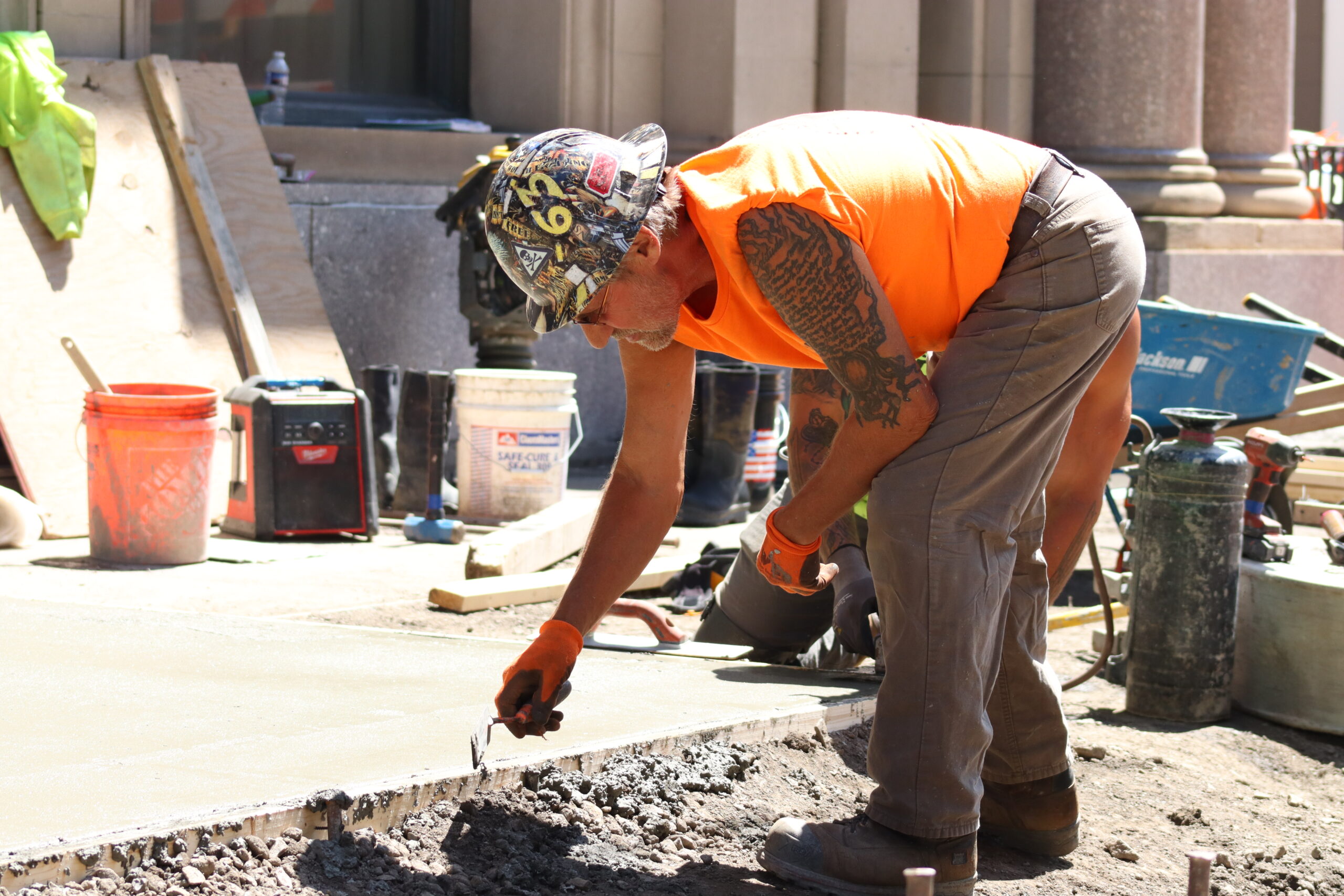 Second View of Work on Biden Street