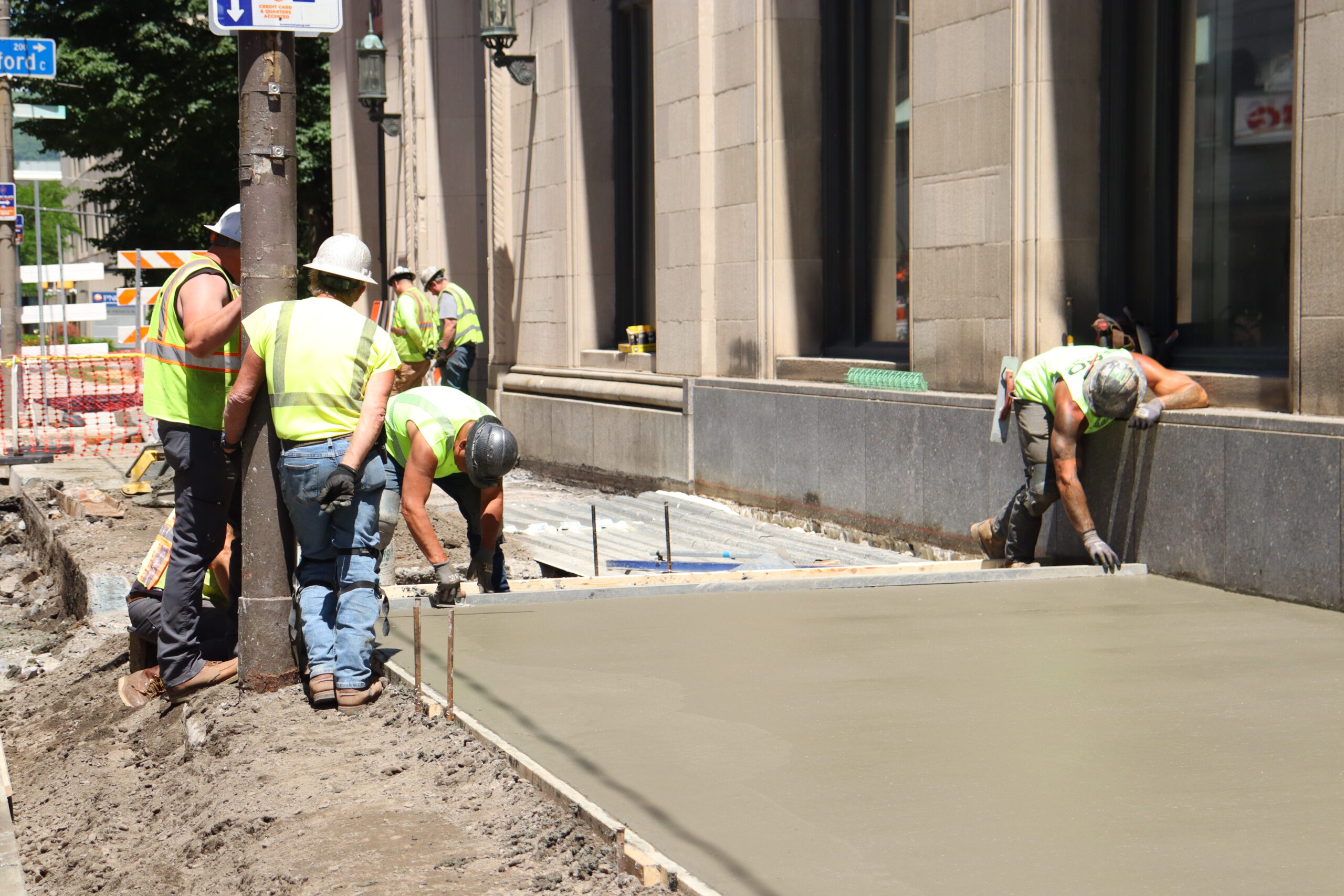 Fourth view of Work on Biden Street