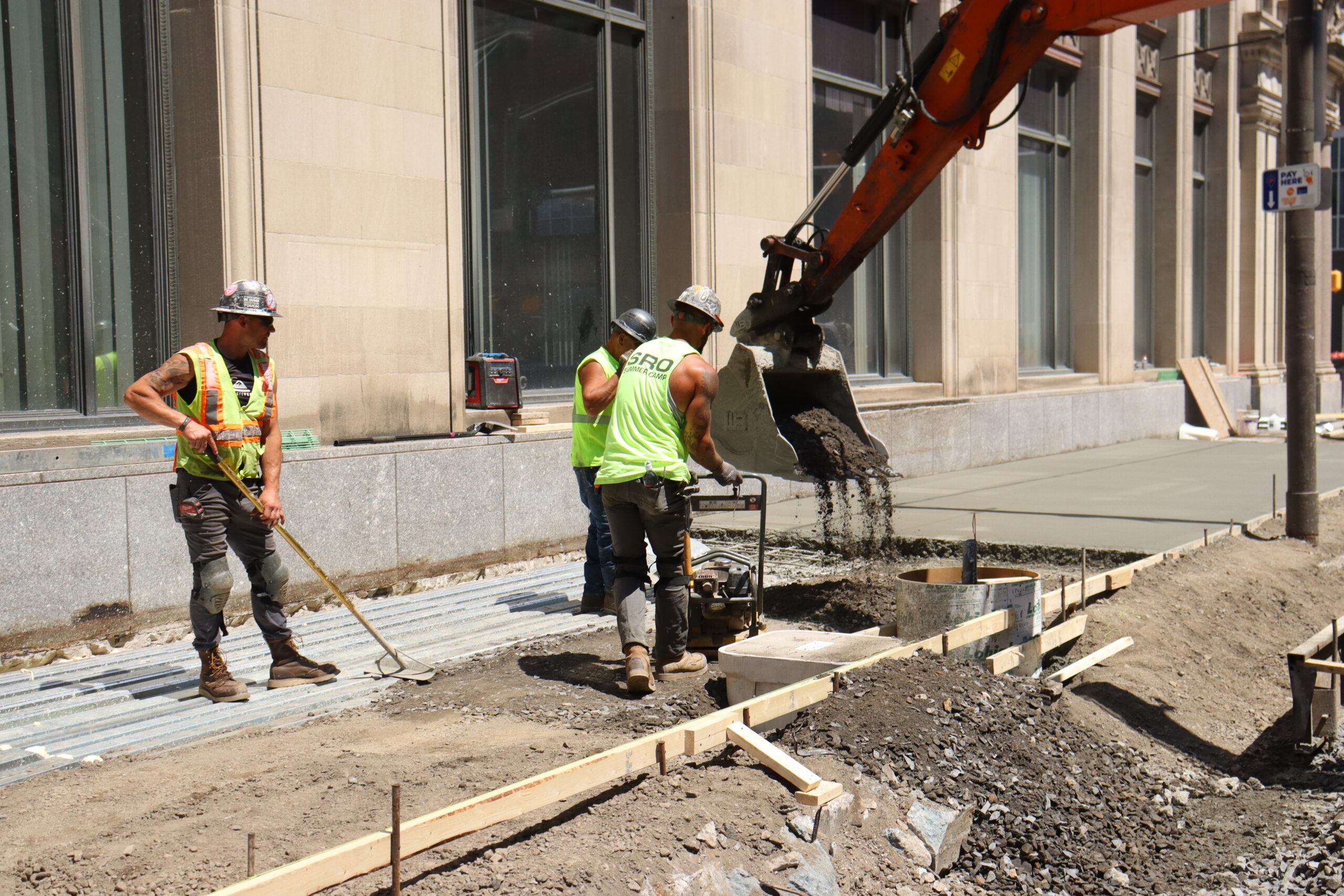 Fifth view of Work on Biden Street