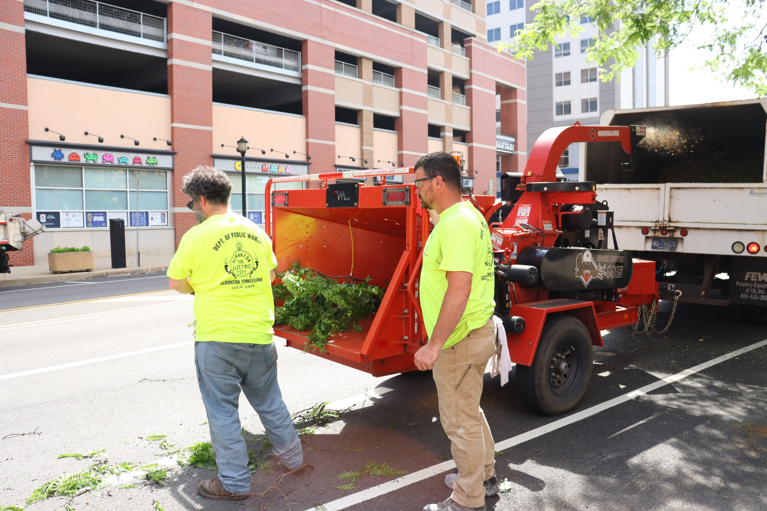 Third Perspective of Work on Lackawanna Avenue