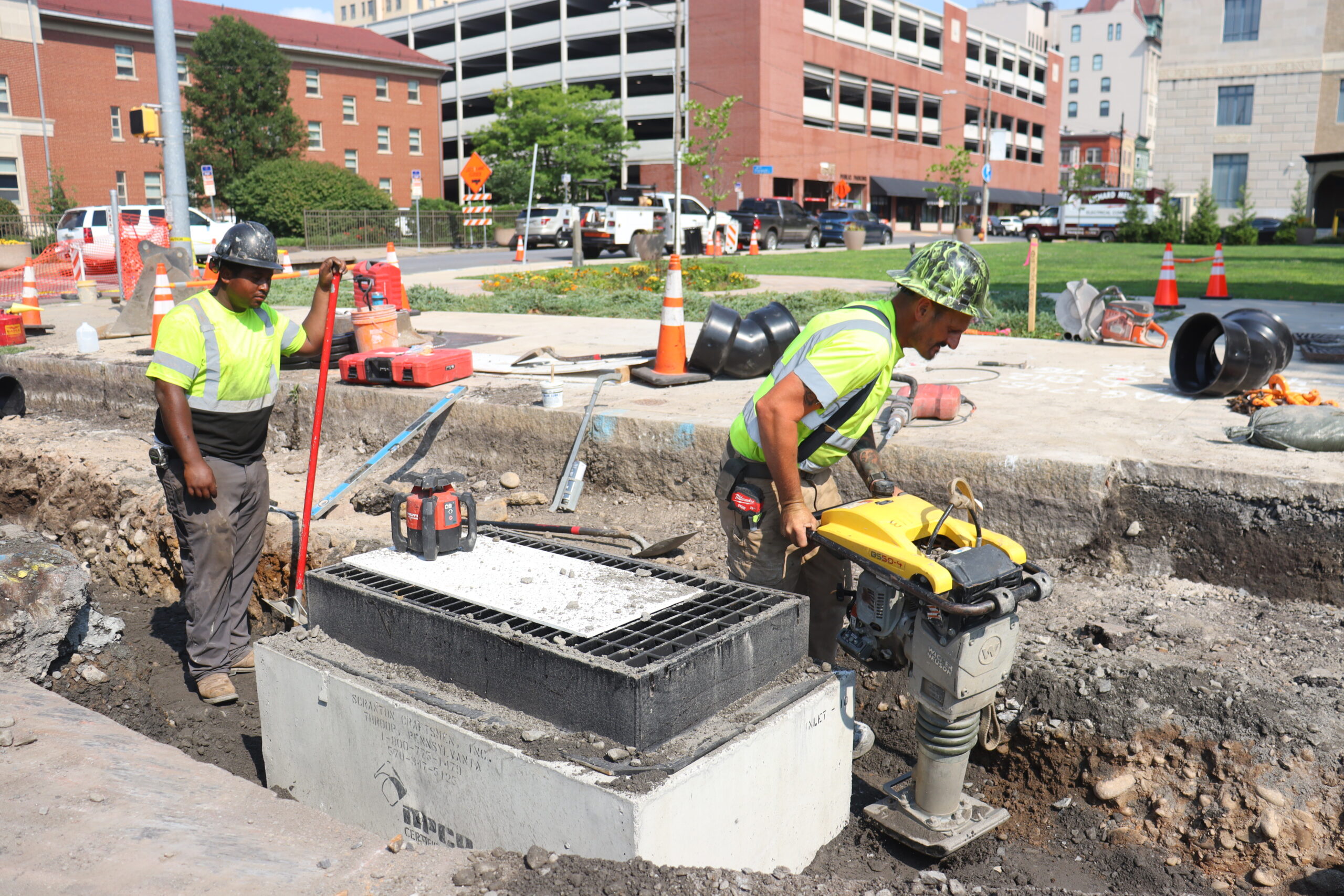 Second view of Wyoming Avenue Streetscape Work