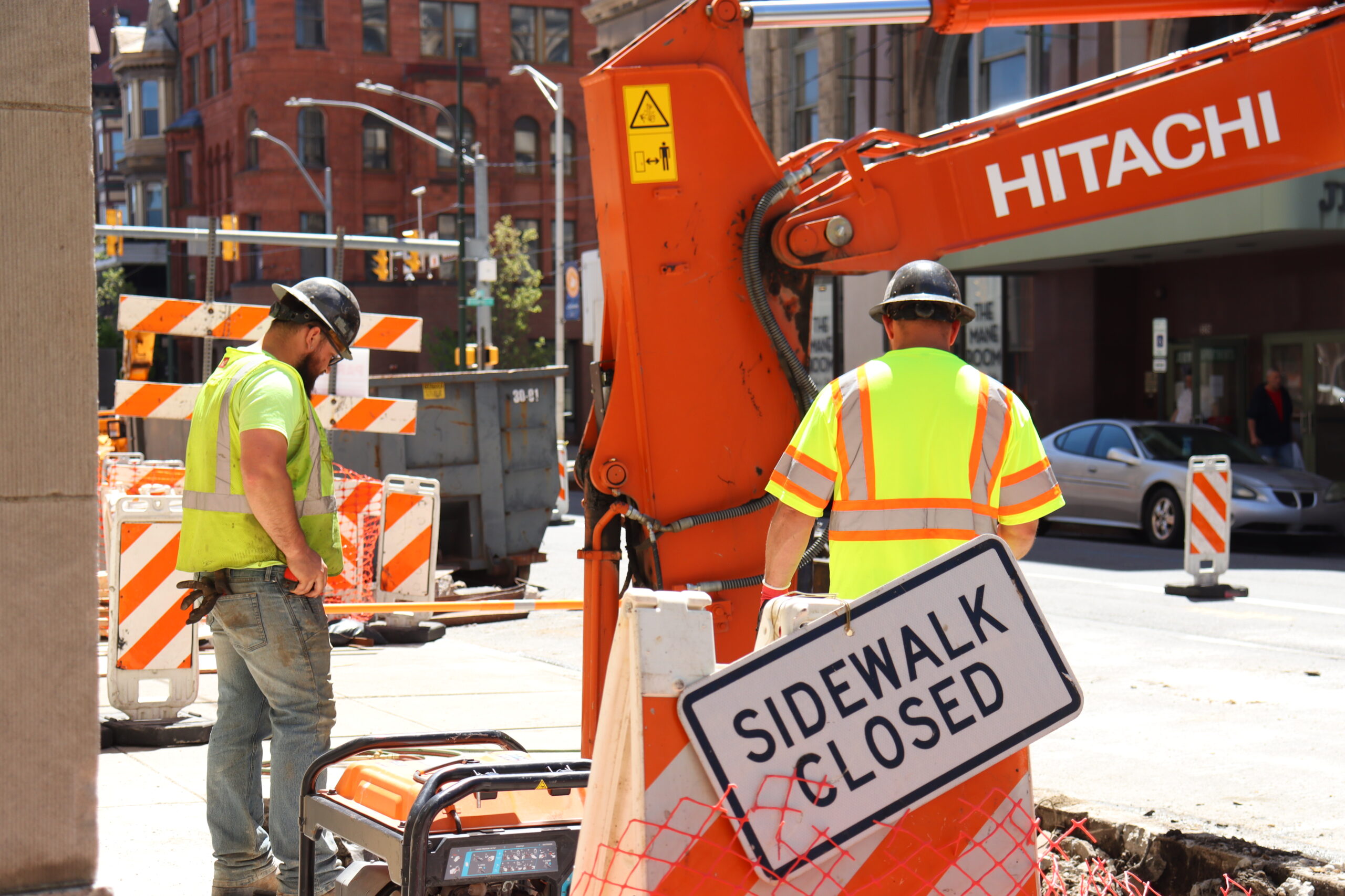 Second View of Work on Biden Street