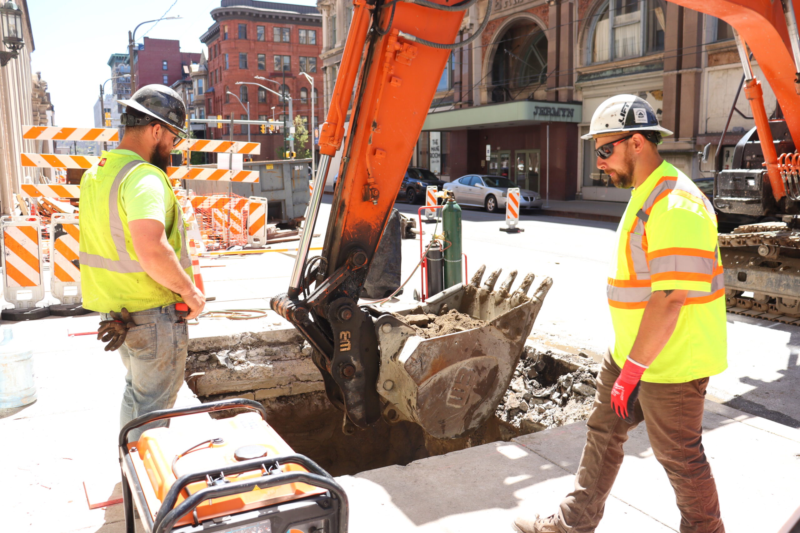Fourth view of Work on Biden Street