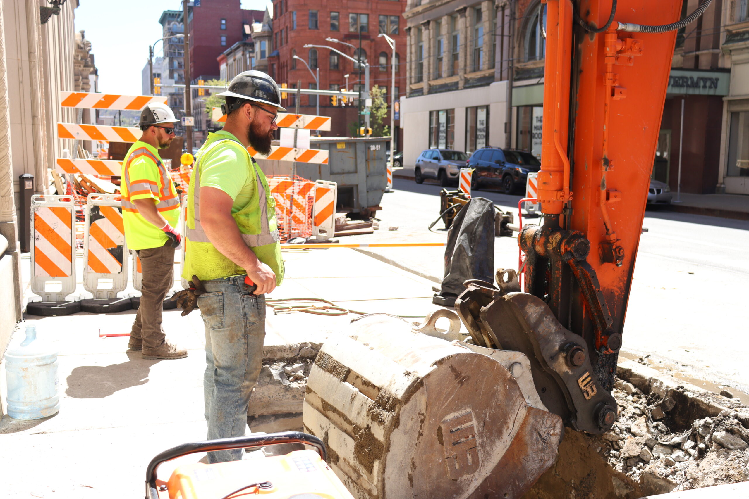 Sixth view of Work on Biden Street