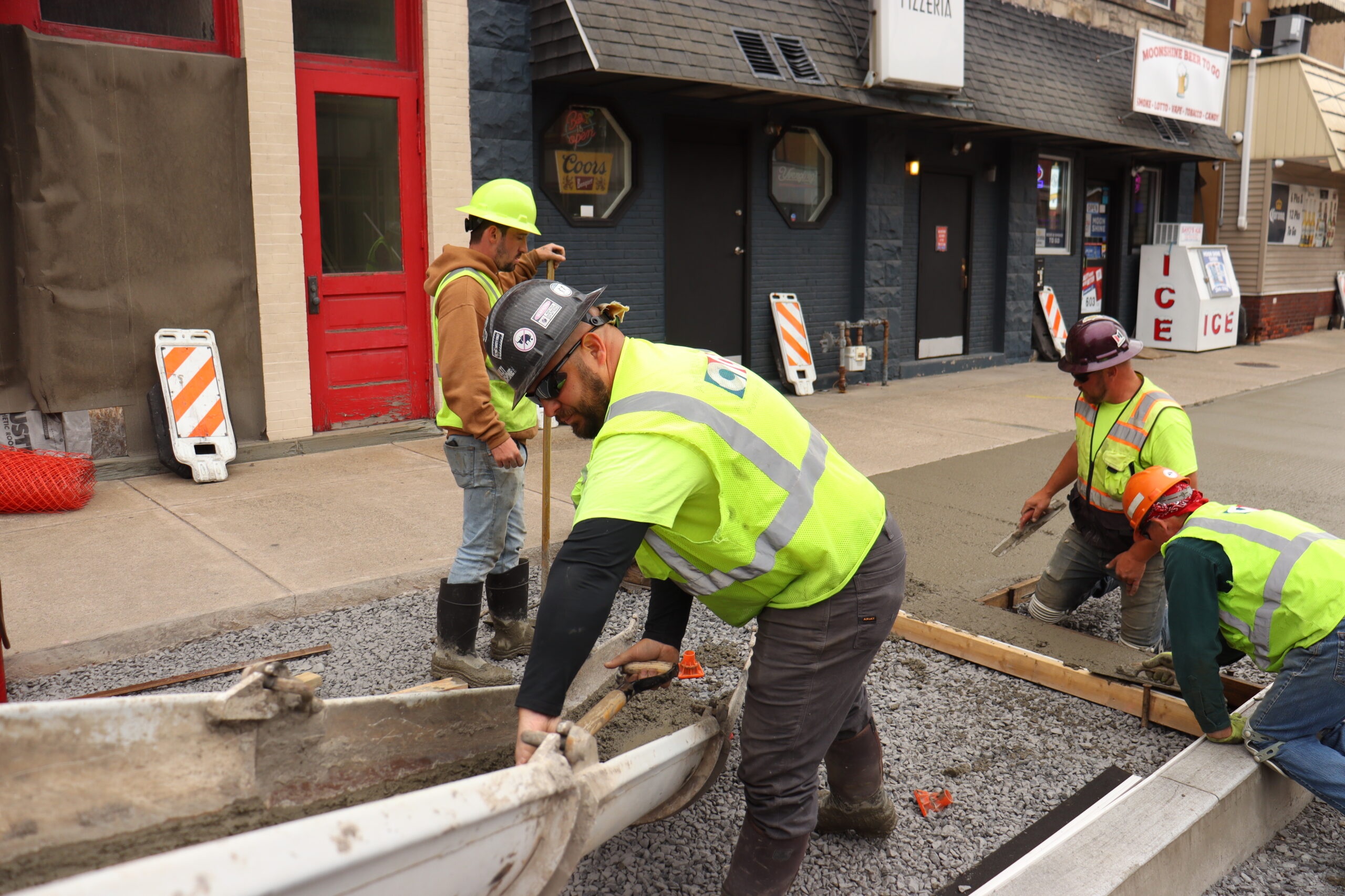 Second view of Sidewalk Paving on Cedar Avenue