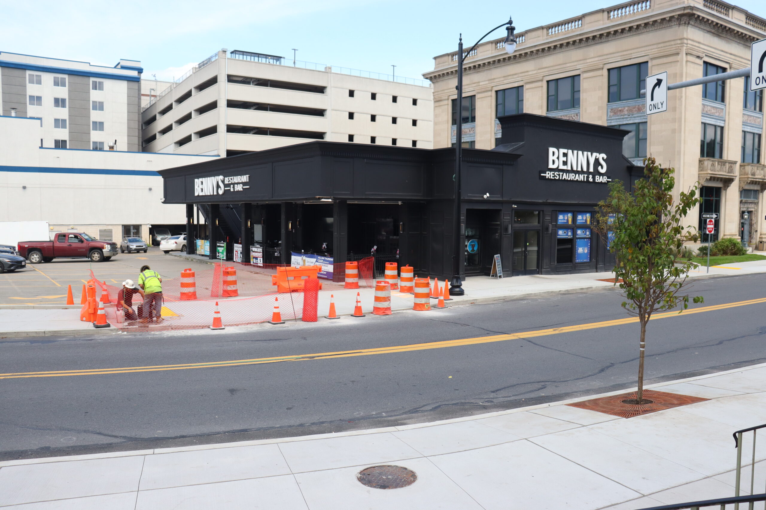Third Perspective of Work on Lackawanna Avenue