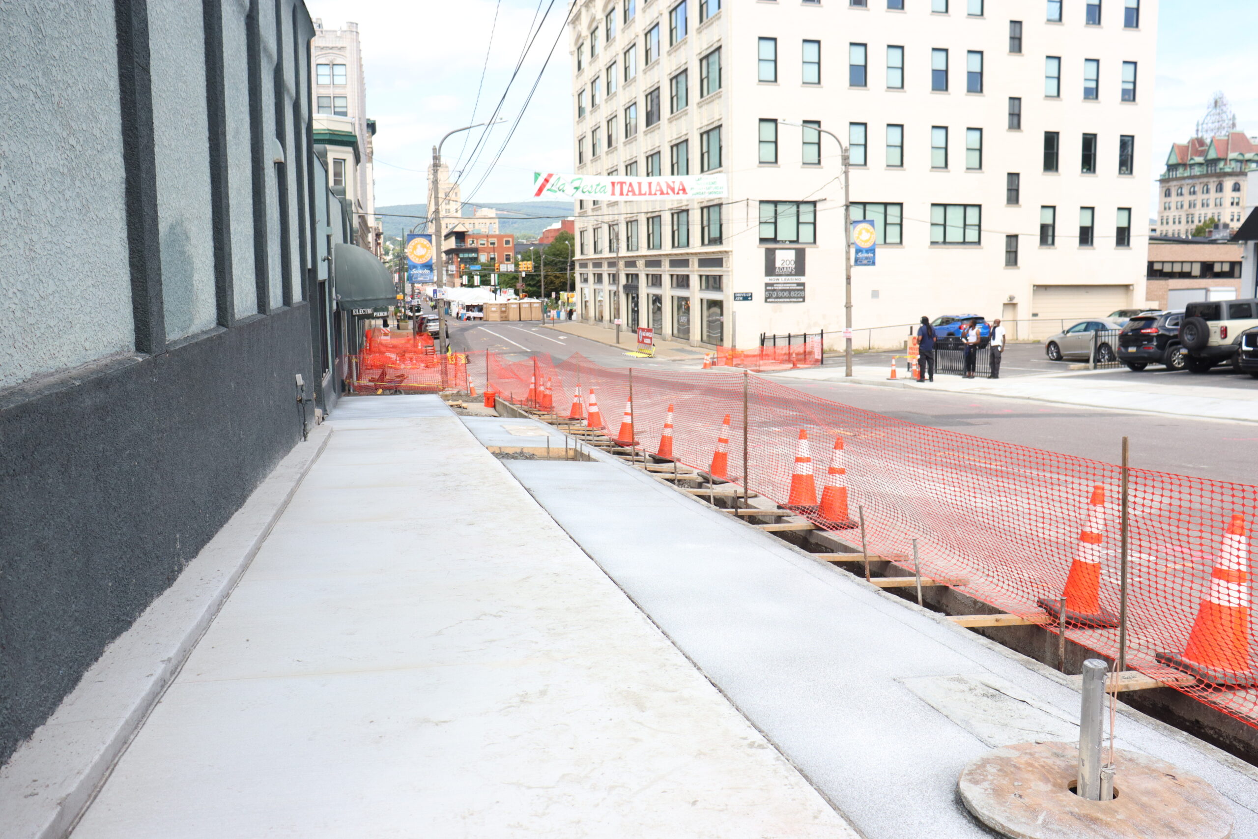 Work On Biden Street