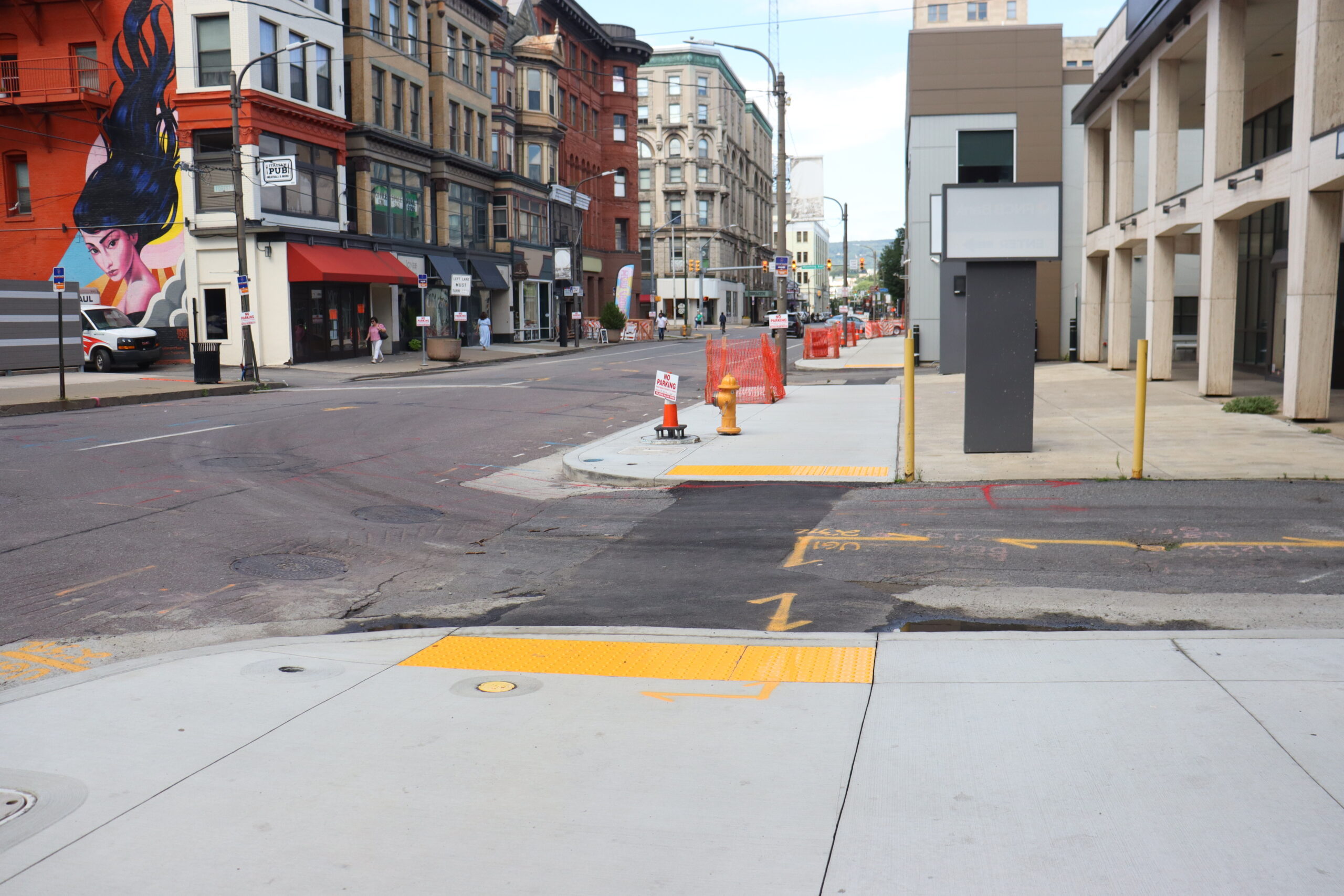 Second View of Work on Biden Street