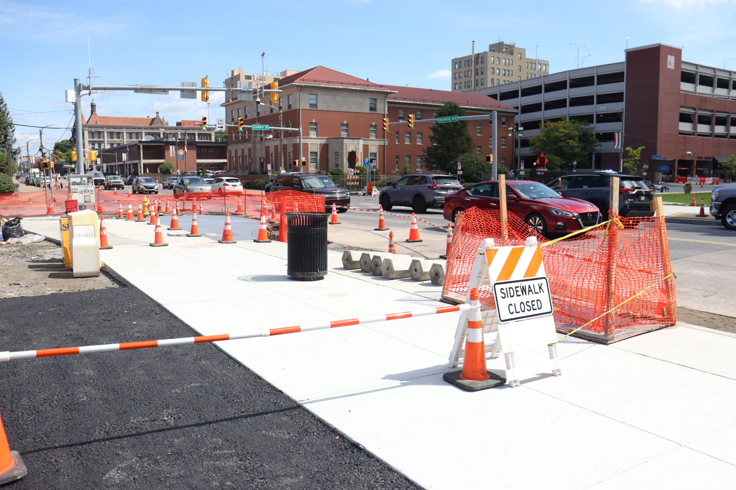 Third view of Wyoming Avenue Streetscape Work