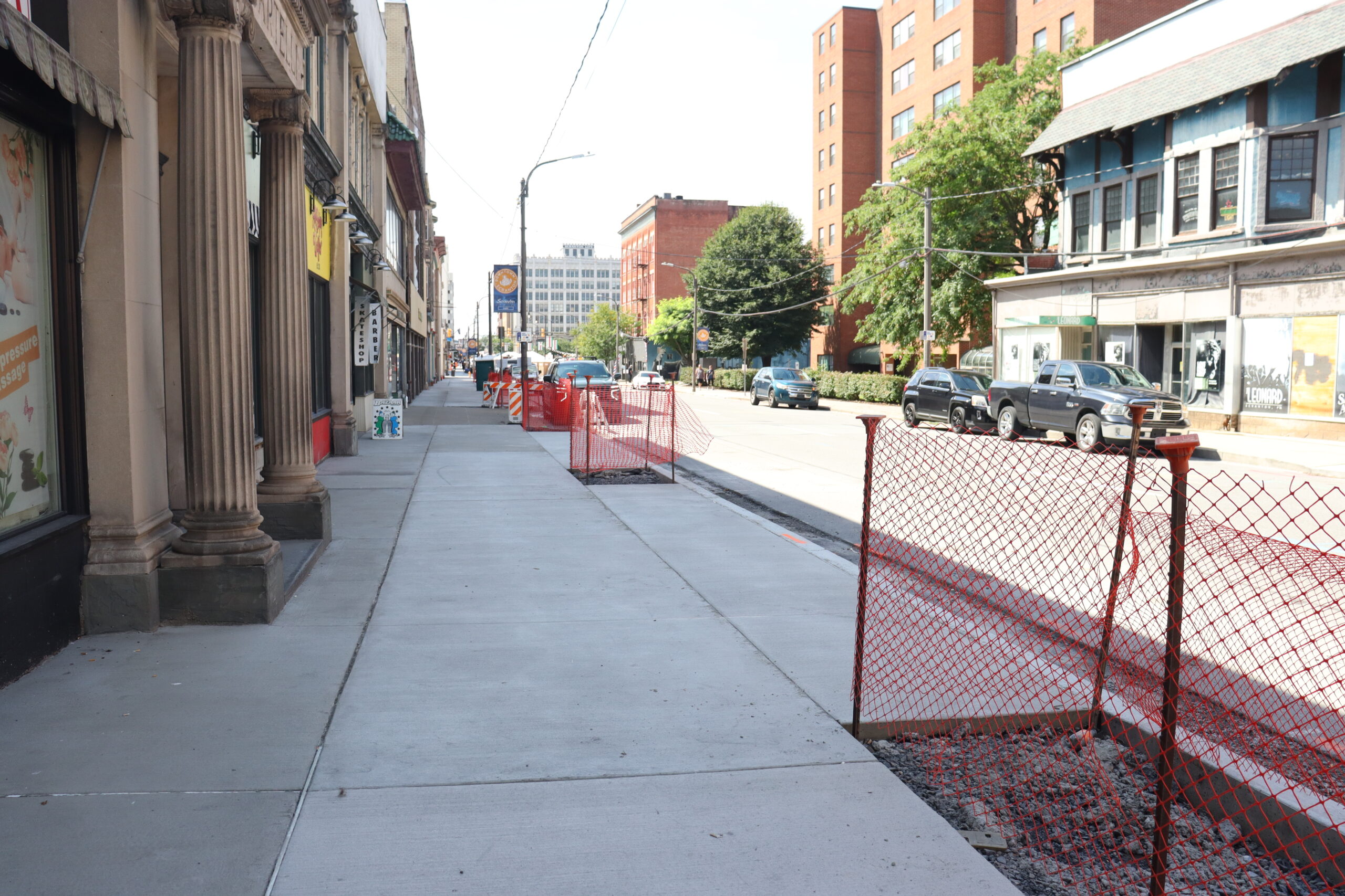 Fourth view of Work on Adams Avenue